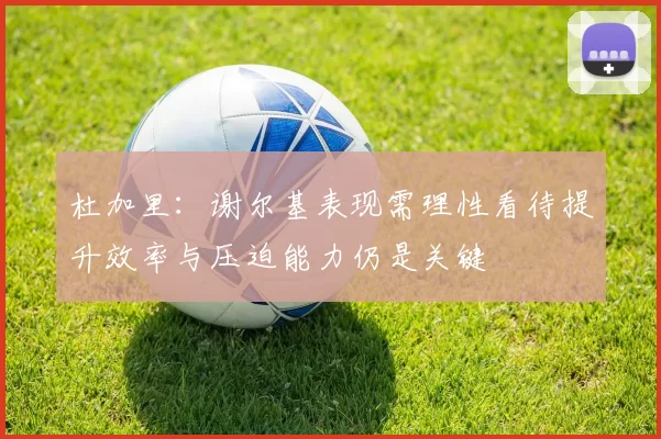 杜加里：谢尔基表现需理性看待提升效率与压迫能力仍是关键