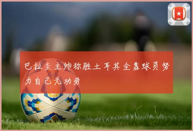 巴拉圭主帅称胜土耳其全靠球员努力自己无功劳